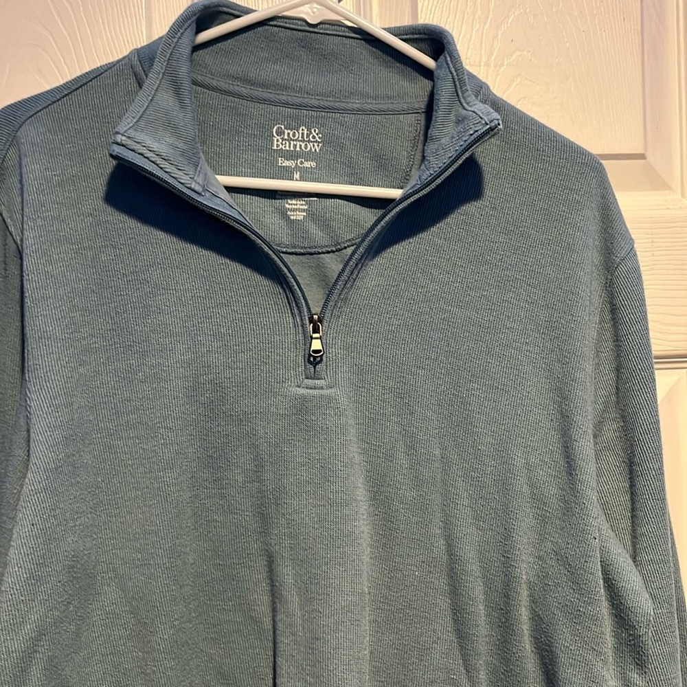 Croft & Barrow “Easy Care” Quarter-Zip Sweater